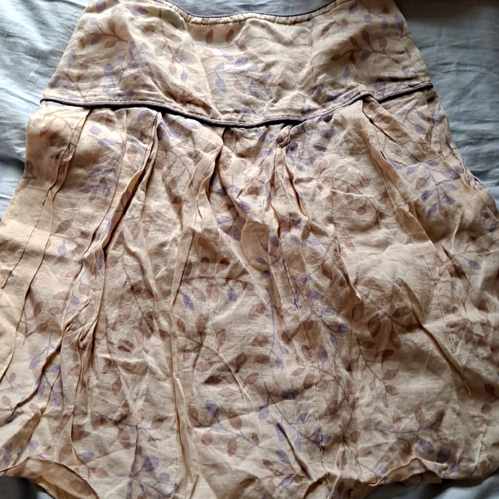 Beneton linen skirt